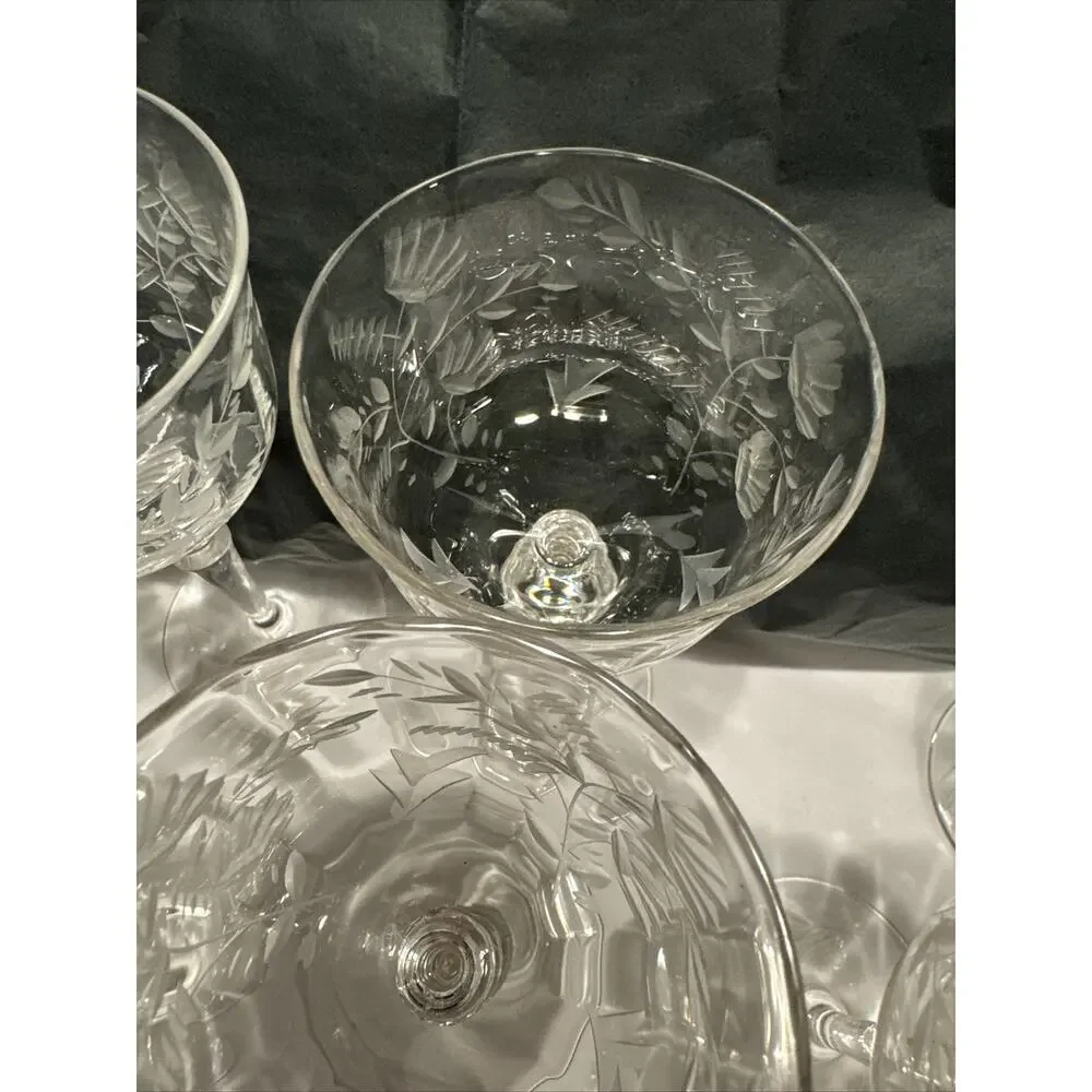 Spode by Rock Sharpe Set of 10 Crystal Liquor Cocktail Vintage Glass 5.5